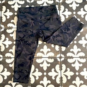 ZYIA Camo Print Capri length legging (with small waistband pocket)